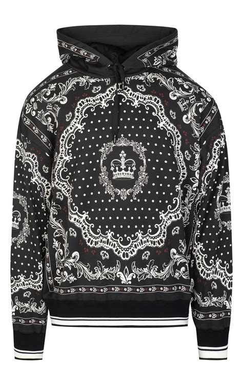 dolce gabbana leopard hoodie|dolce and gabbana crown hoodie.